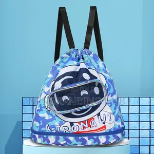 Cartoon Drawstring Waterproof Swimming Bag/Toys Bag (Rem