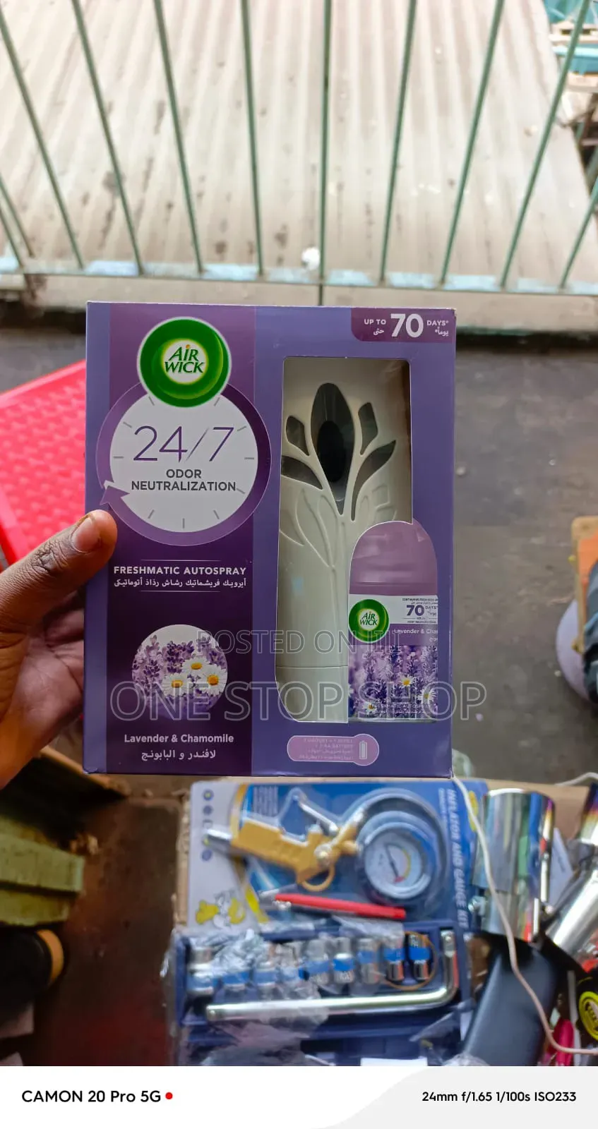 Air Wick Freshmatic Auto Spray Lavender& Chamomille250ml Kit