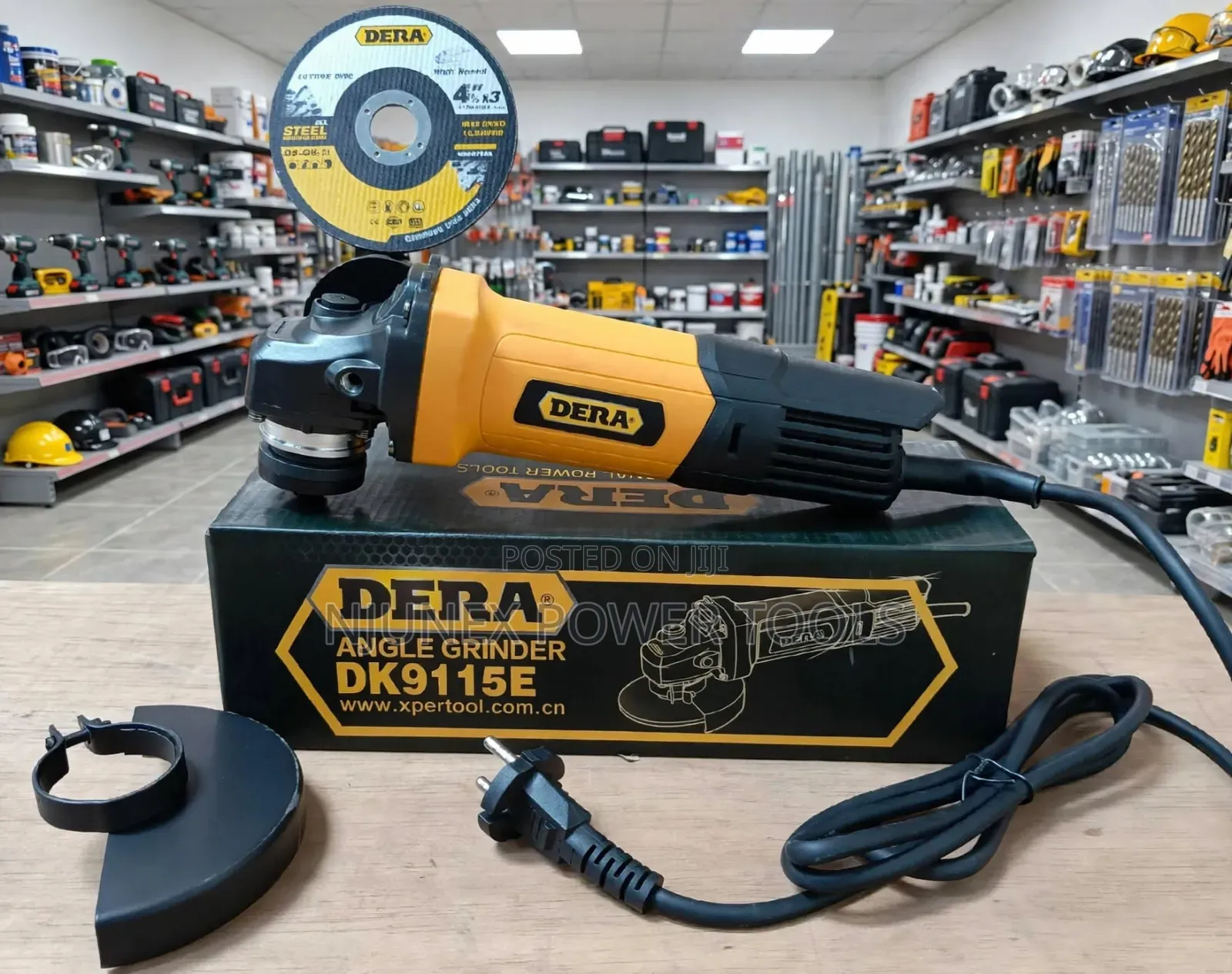 Black Dera Angle Grinder (Model DK9115E)
