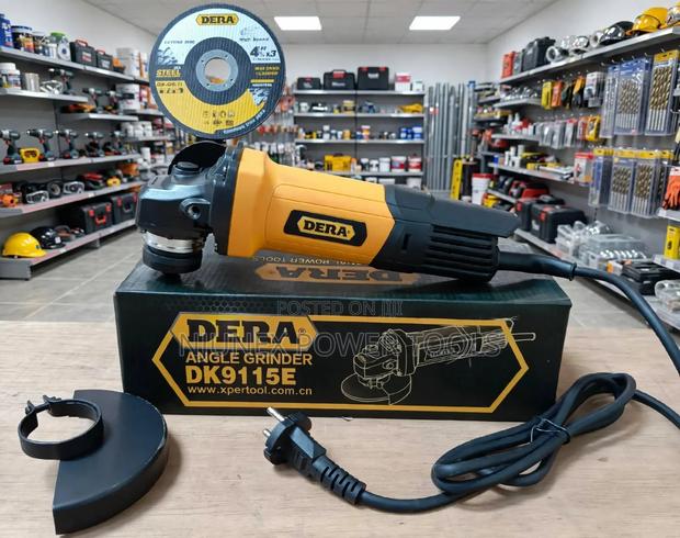 Black Dera Angle Grinder (Model DK9115E) - main view