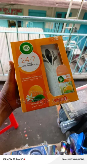 Air Wick Spray Kit Citrus Scent With Automatic Dispenser Gadget&refill