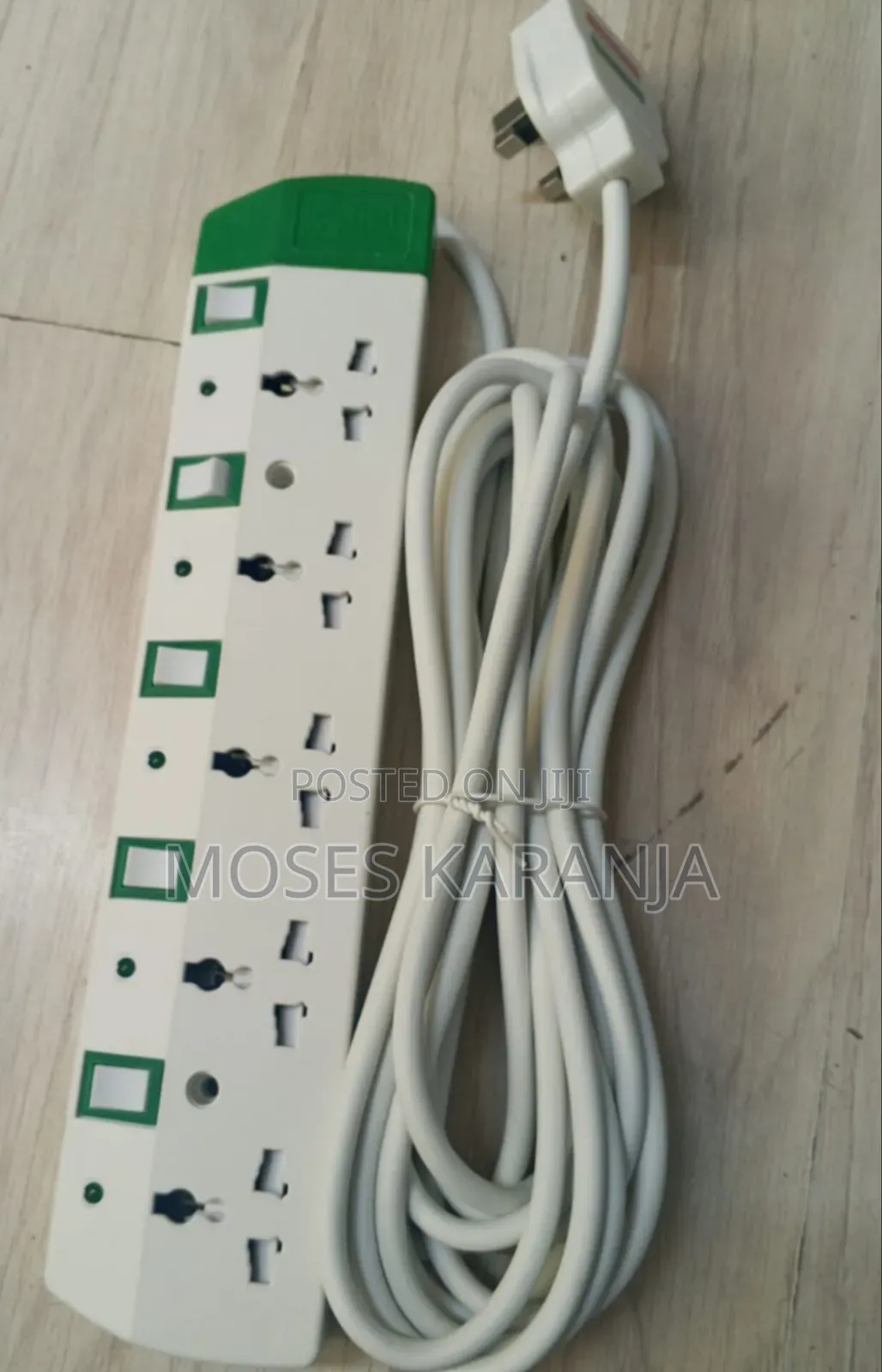 High Astra 5-Way Extension Socket With Surge Protector