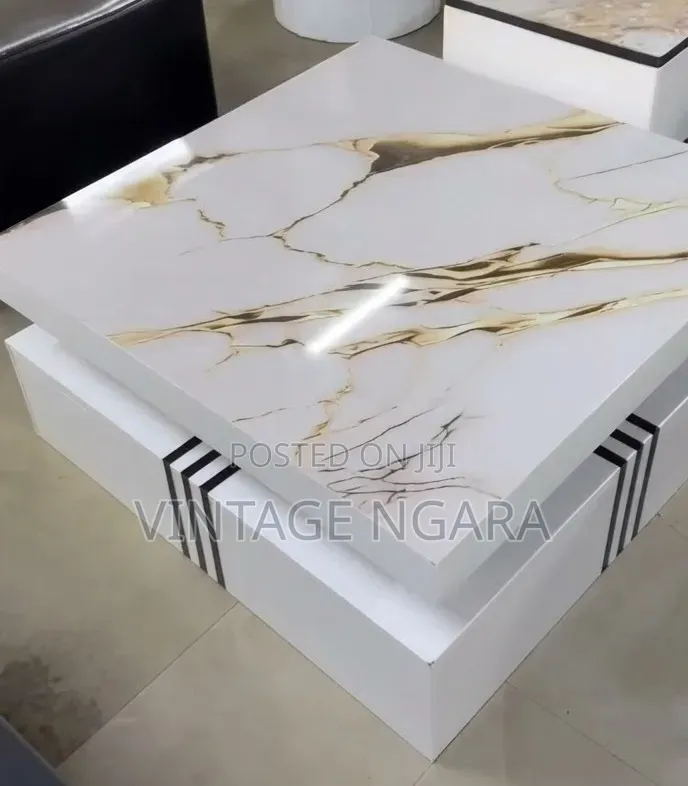 ​Modern Square Marble Top Coffee Table