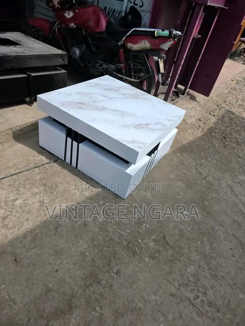 ​Modern Square Marble Top Coffee Table
