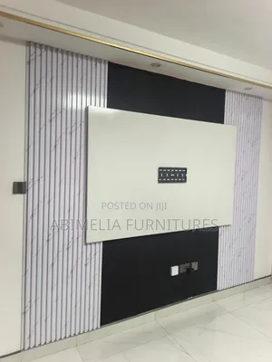 Modern TV Unit With Wall Panels