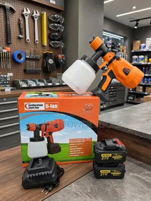 Cordless Spray Gun and 21V Battery's