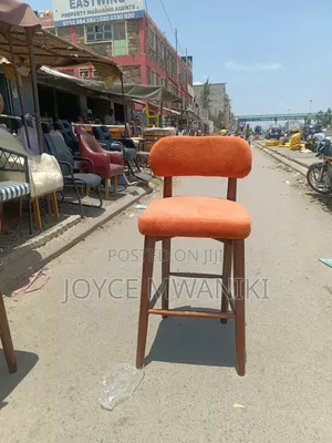 Modern High Counter Chairs With Wooden Frame
