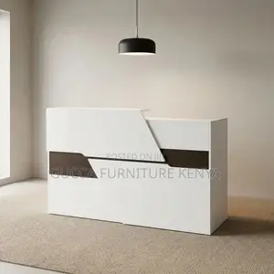 Imported White Reception Table-1600mm