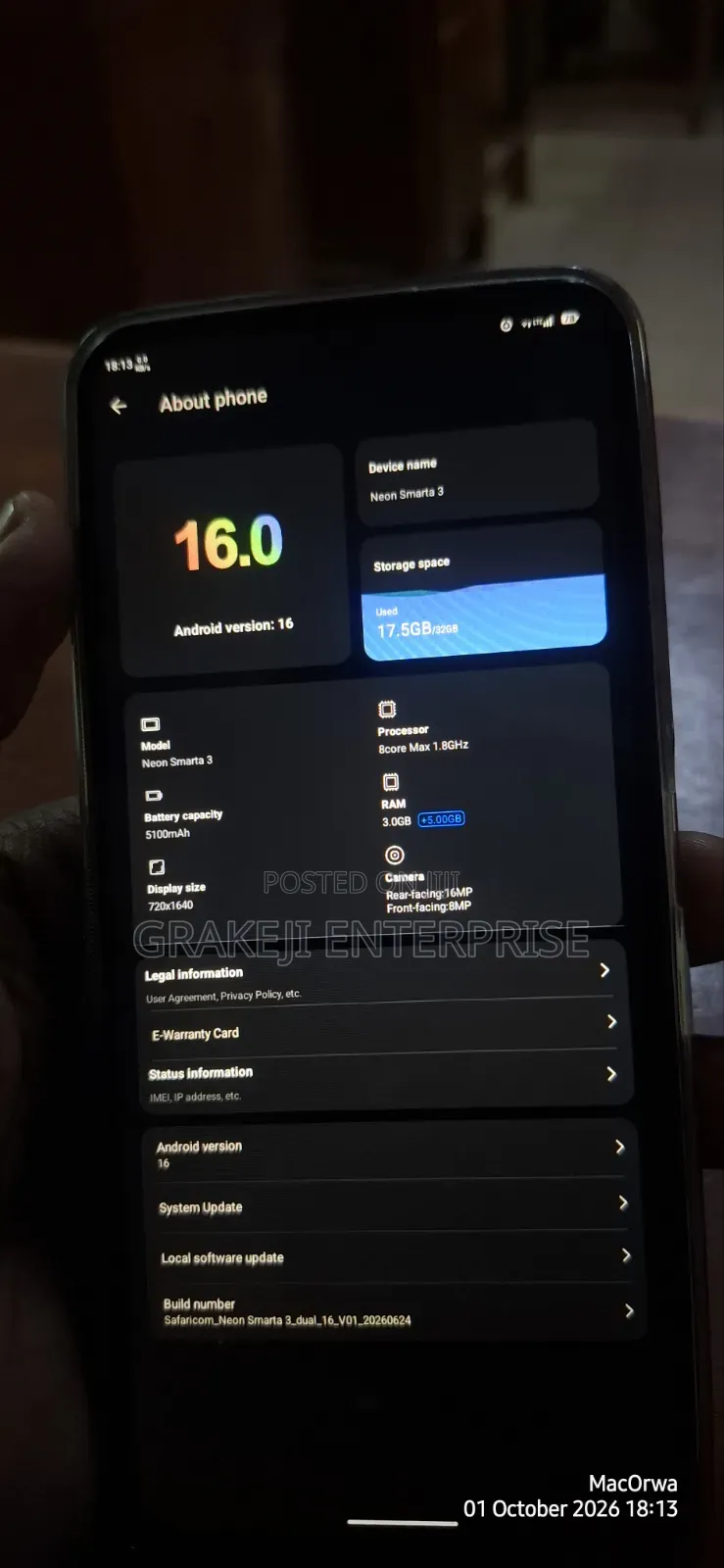 New Neon Ultra 32 GB Black