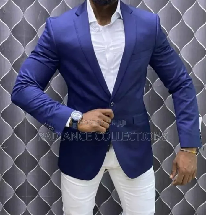 Men Plain Slim Coats