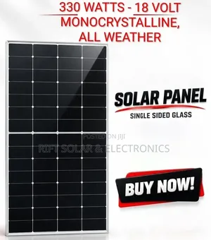 330 Watts - 18 Volts Monocrystalline All Weather Solar Panels