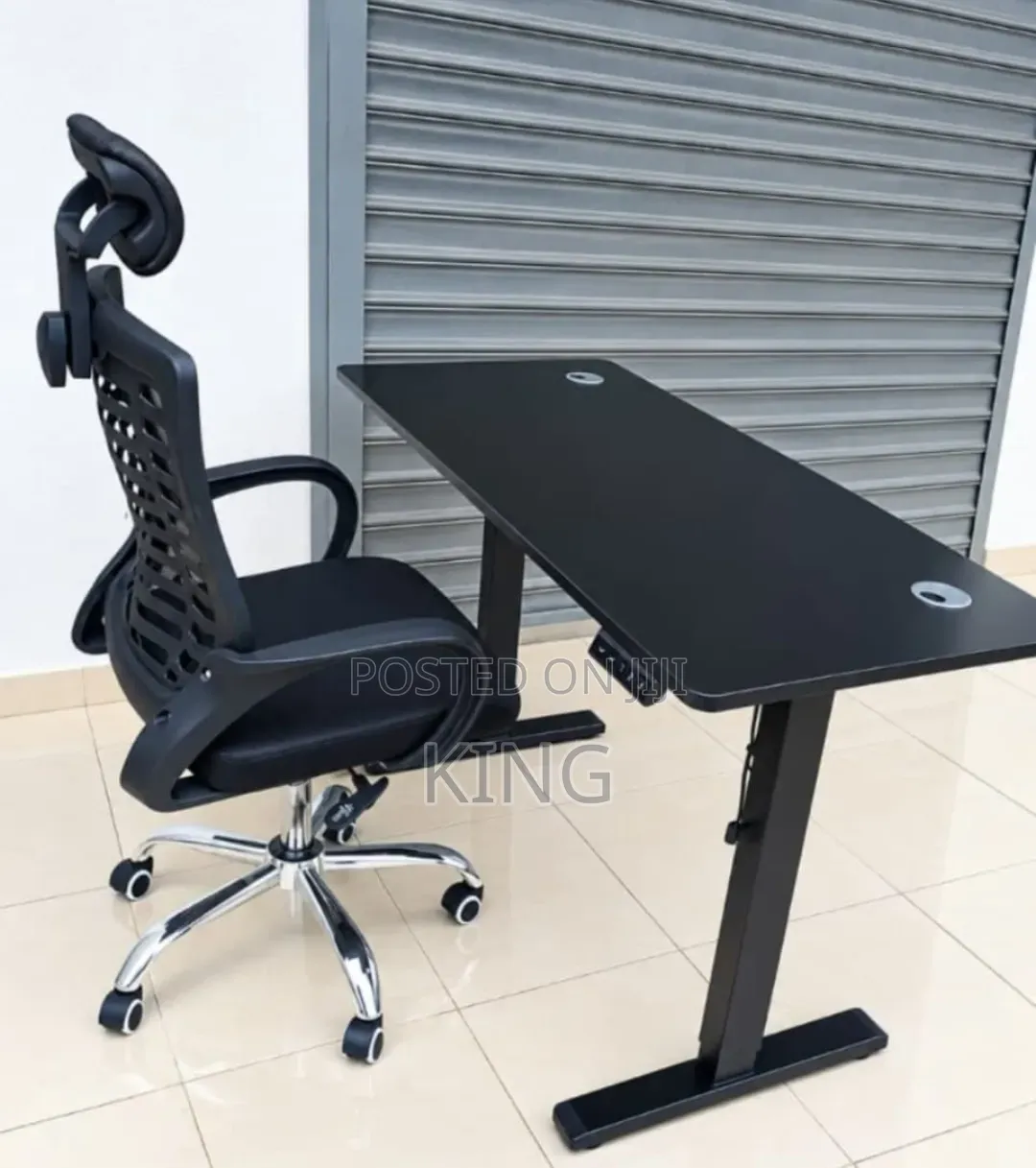 Practical Metallic Office Desk/Modern Height Adjustable Desk