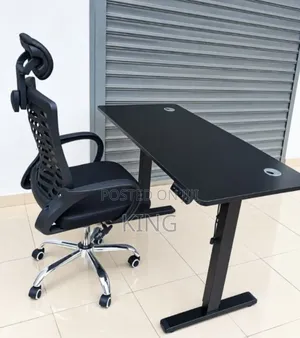 Practical Metallic Office Desk/Modern Height Adjustable Desk