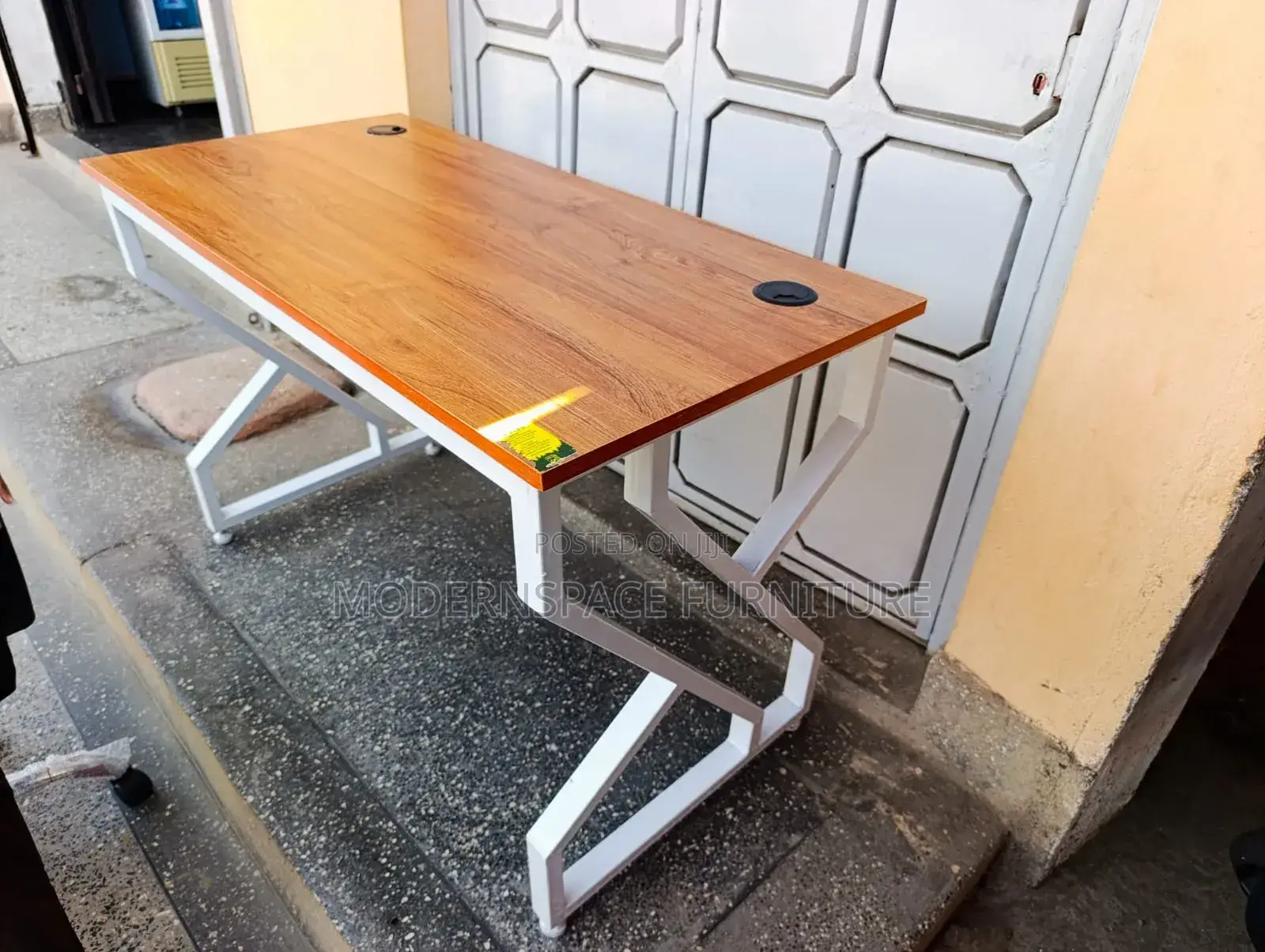 Executive Metallic Study Desk