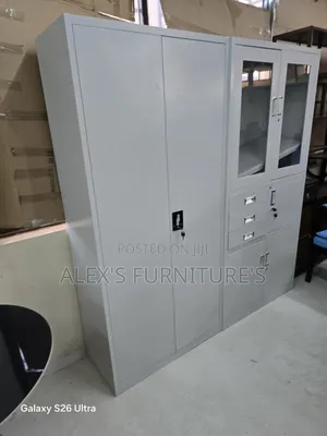 Filing Cabinet - 2 Doors Lockable Office File Cabinet