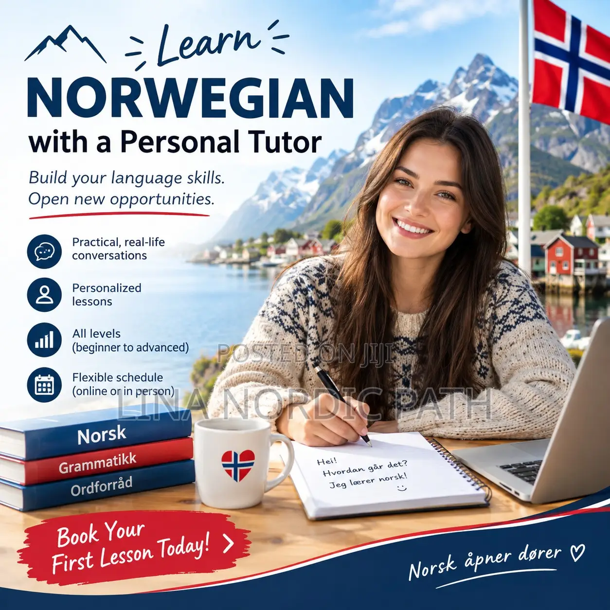 Learn Norwegian (Norsk) – Classes in Nairobi / Online