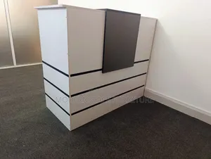 White Reception Desk