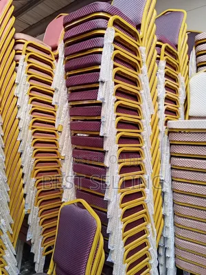Stackable Heavy Duty Foam Fabric Banquet Chairs