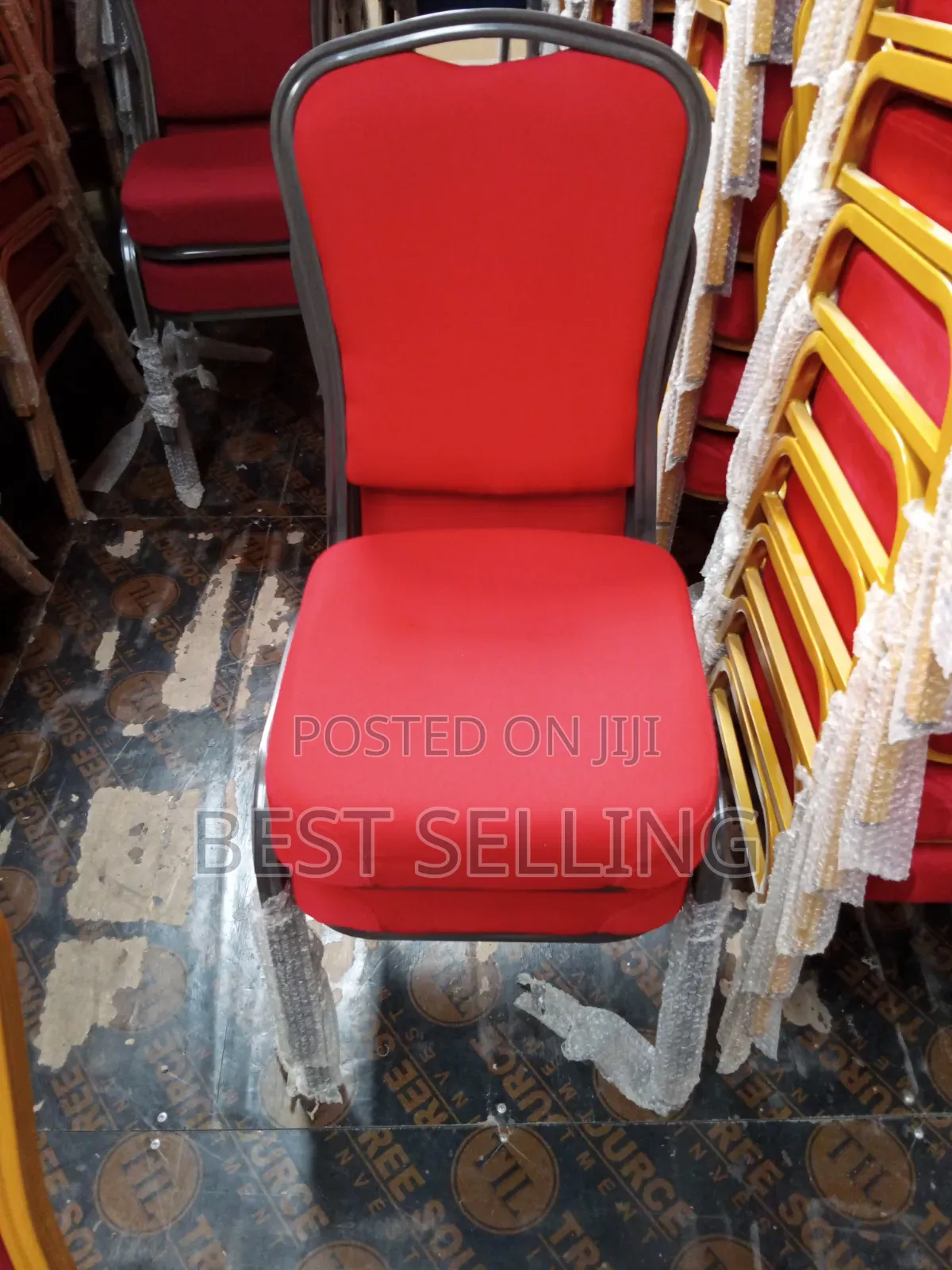 Stackable Heavy Duty Foam Fabric Banquet Chairs