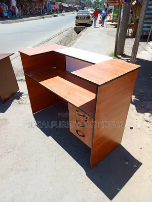 Modern Wooden Office Desk With Drawers