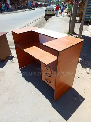 Modern Wooden Office Desk With Drawers