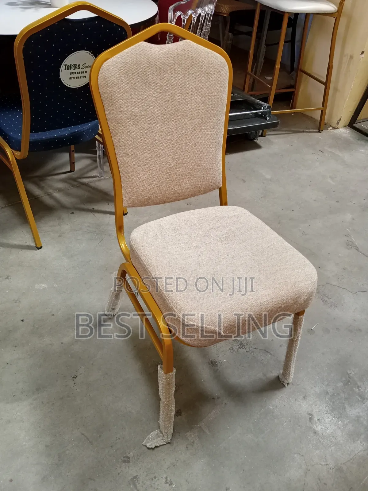 New Look Elegant White Conference Chairs With Heavy Seat and Back