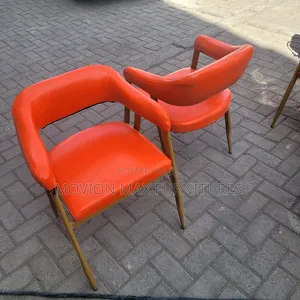 Restaurants Chairs,orange Padded Waiting Chair