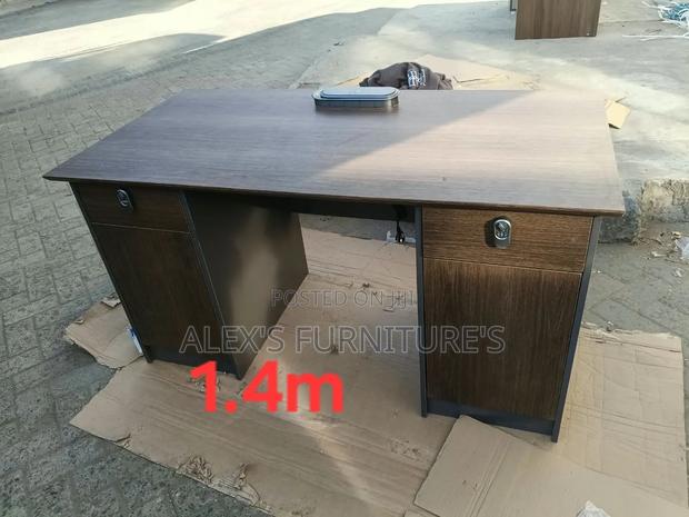 Executive Wooden Office Desk _ Brown