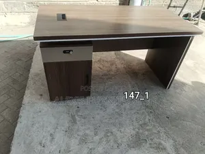 Executive Wooden Office Desk _ Brown