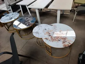 Gold Marble Nesting Tables
