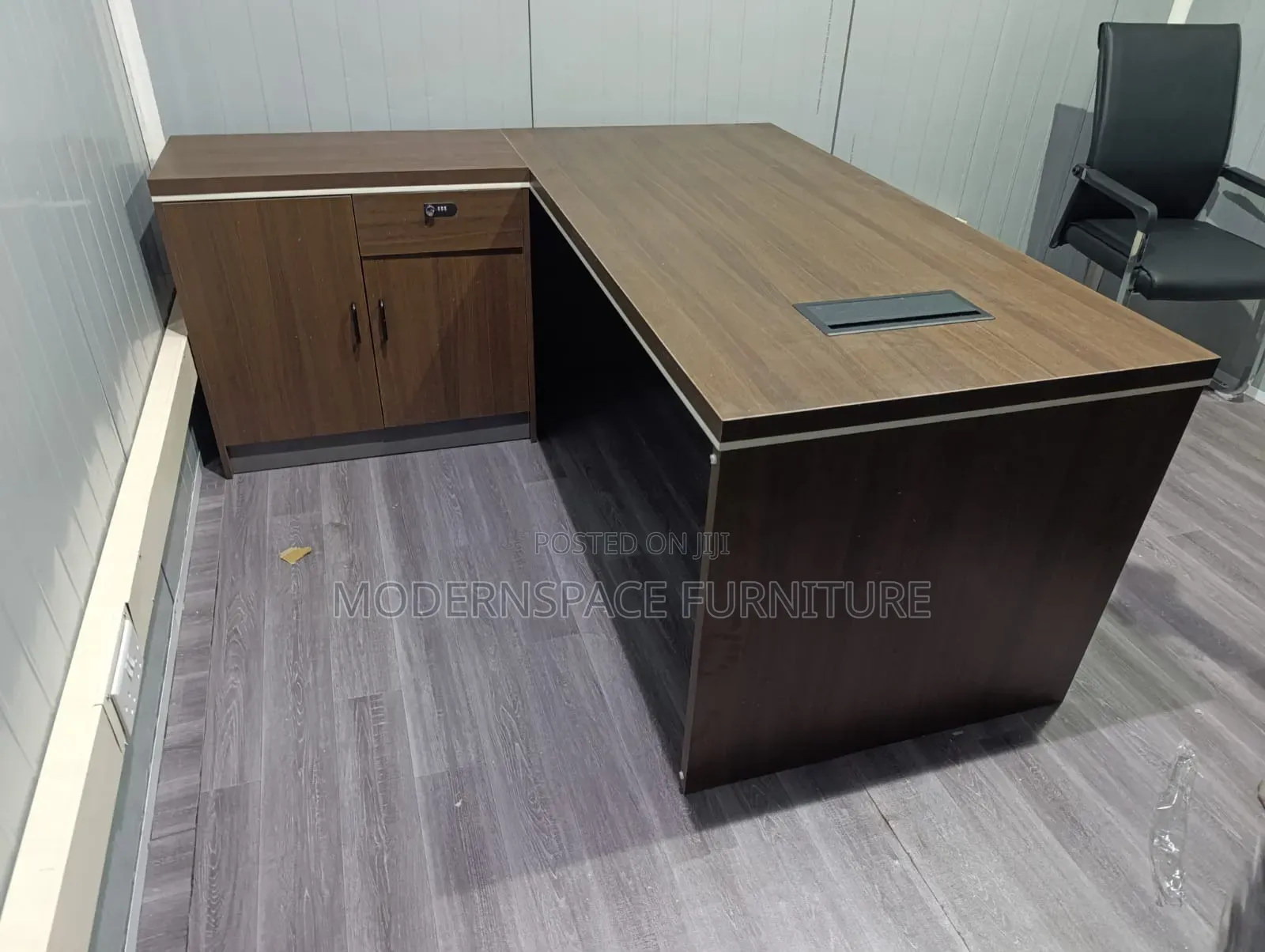 L-Shaped Executive Office Desk