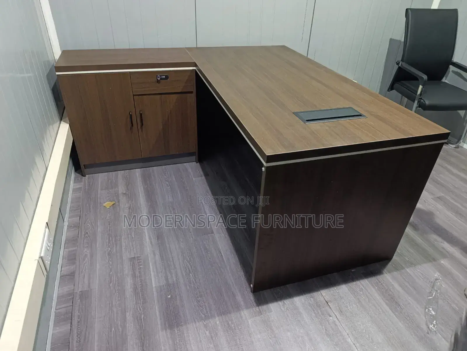 L-Shaped Executive Office Desk