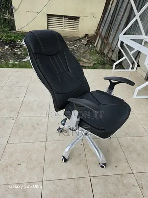 Executive Officer Chair With Leather Backrest Office Chair