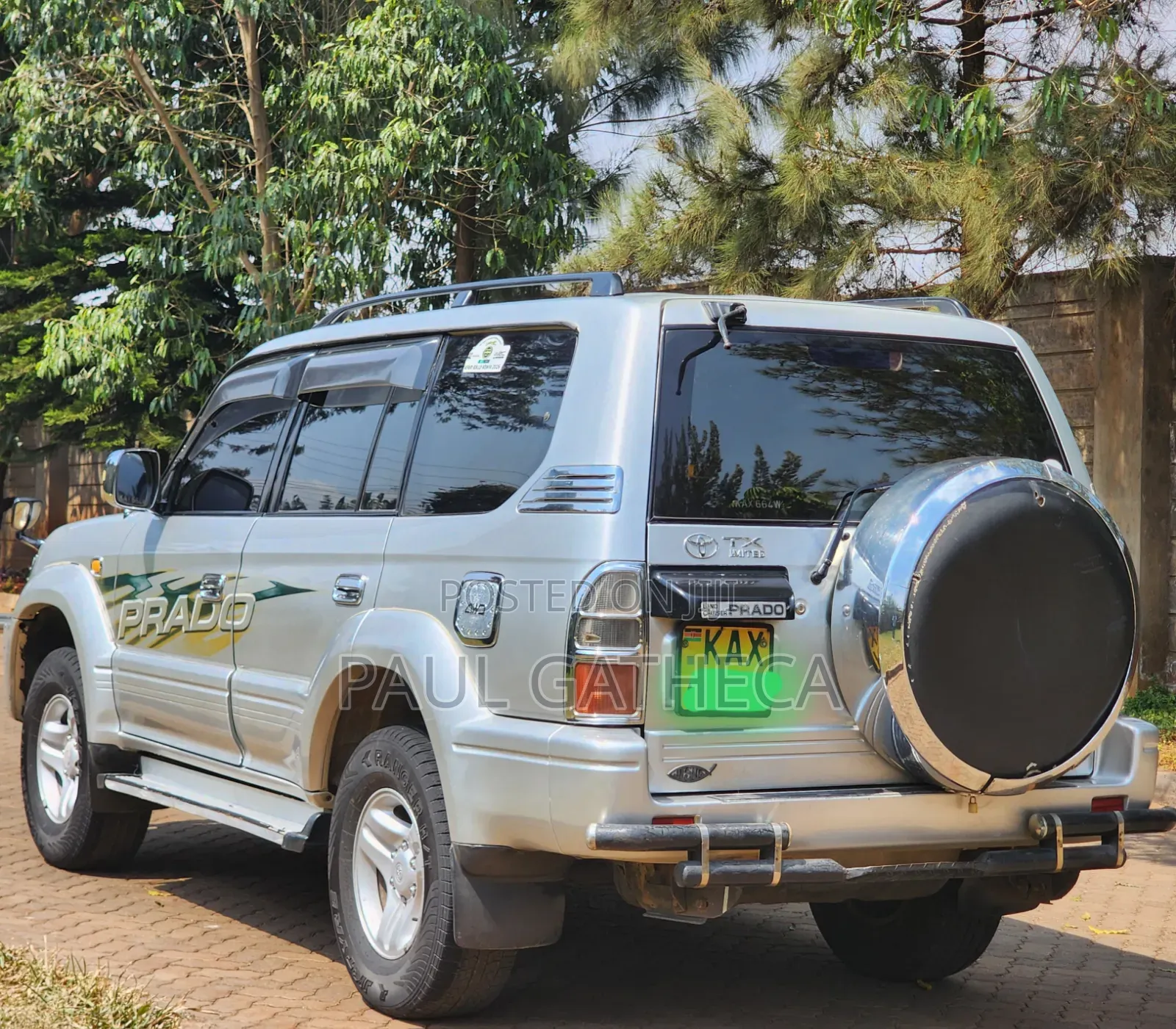 Toyota Land Cruiser Prado 2000 Silver