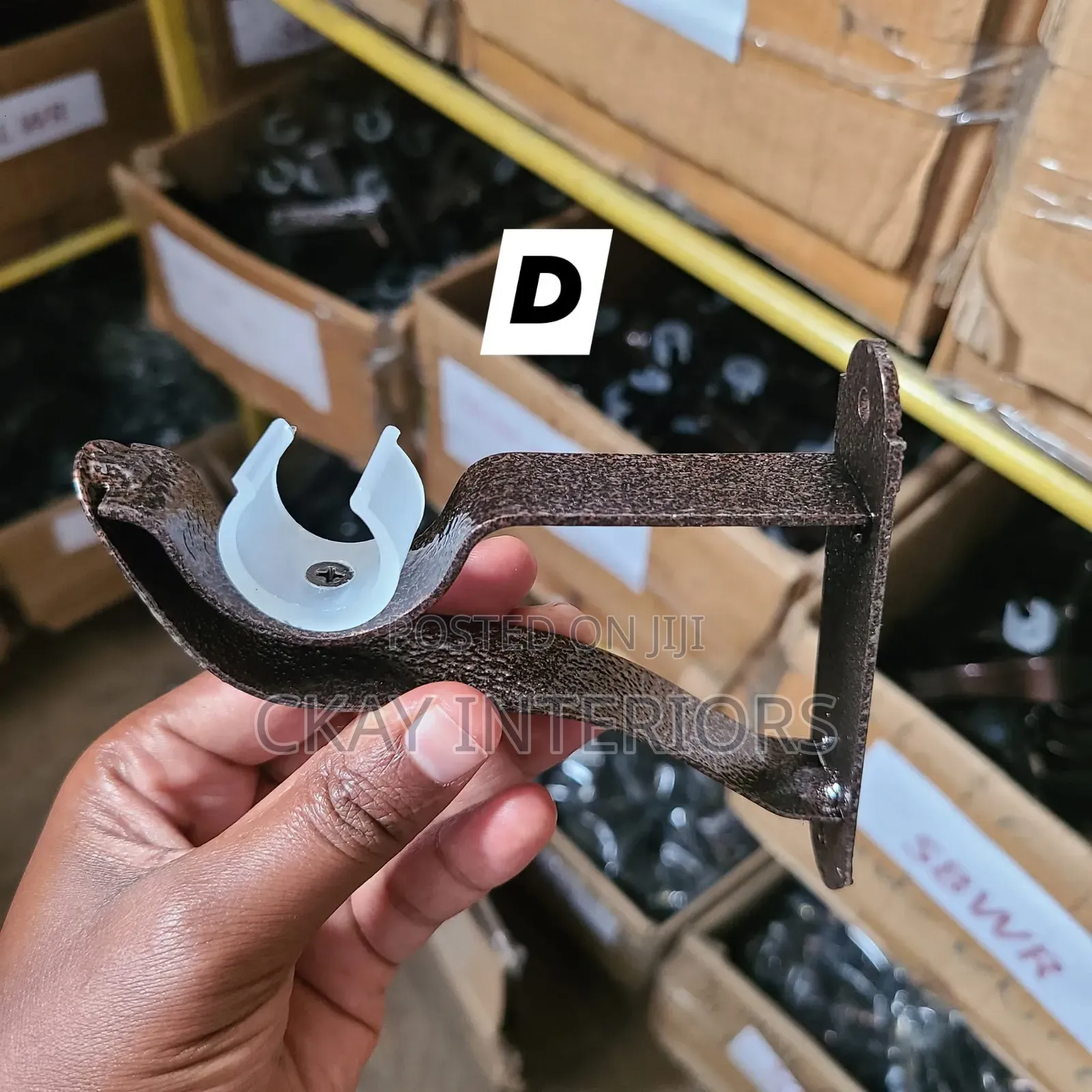 Single and Double Coated Bronze Window Bracketsj