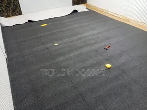 Grey Commercial 4mm Polypropylene Carpet for Church Pulpit Step