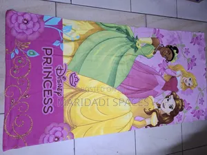 Kids Cartoon Towel -Soft Cotton for Girls- Large Size