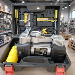 Dera 2-Cylinder Heavy Duty Portable Car Air Compressor
