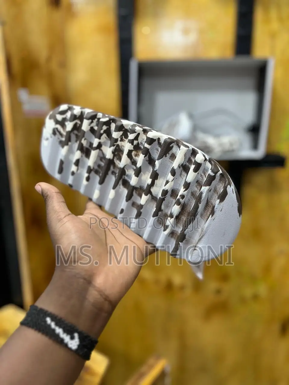 MX Moon Grey Marbled Yeezy Slides Size 38-45