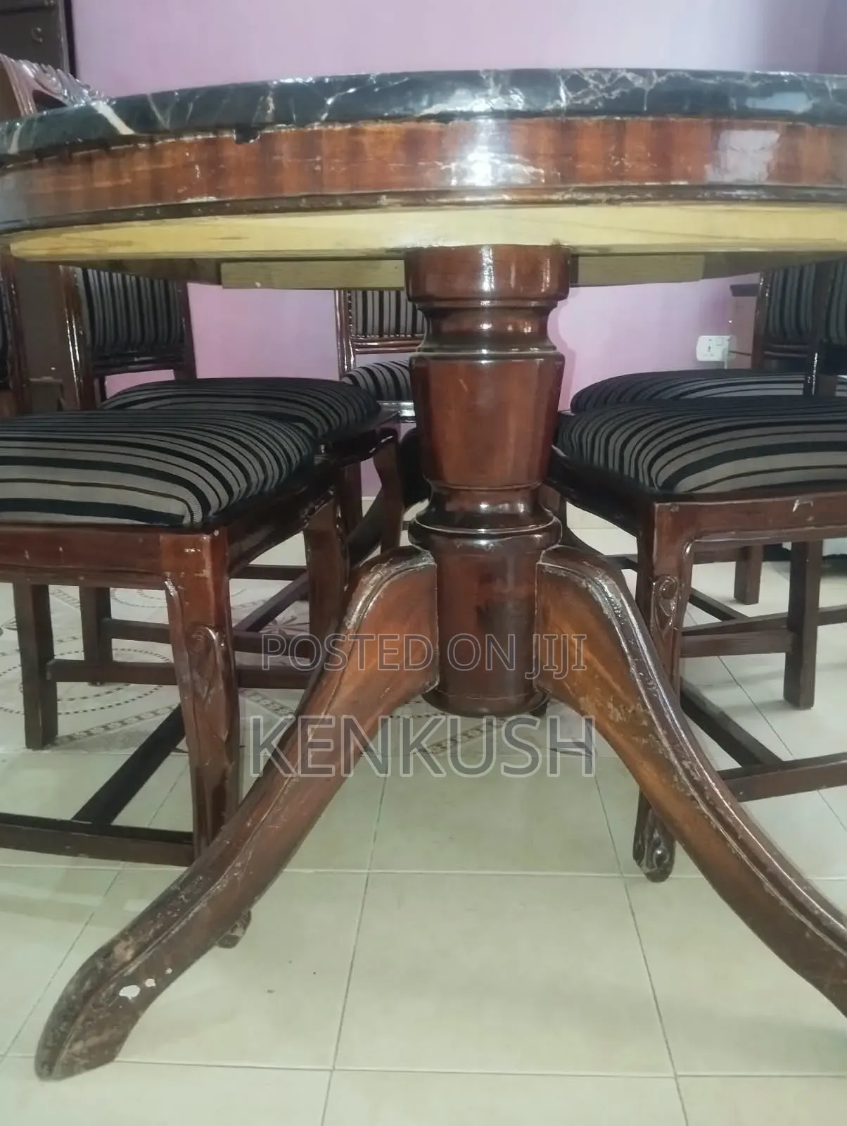 6 Seater Mahogany Dining Set