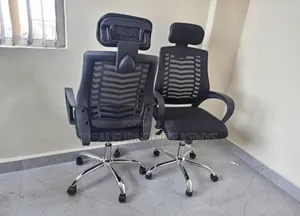 Executive Ergonomic Mesh Office Chair With Adjustable Headrest