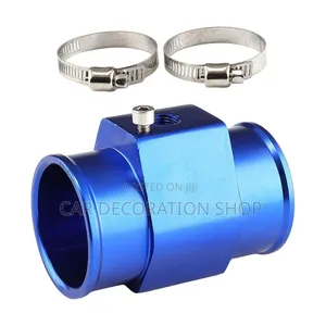 HKS Style Blue Anodized Aluminum Finish Water Temp Joint Adapter