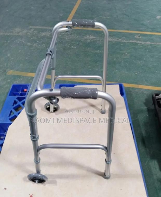 Foldable, Height Adjustable Walker With Wheels -for Smooth Movement - main view
