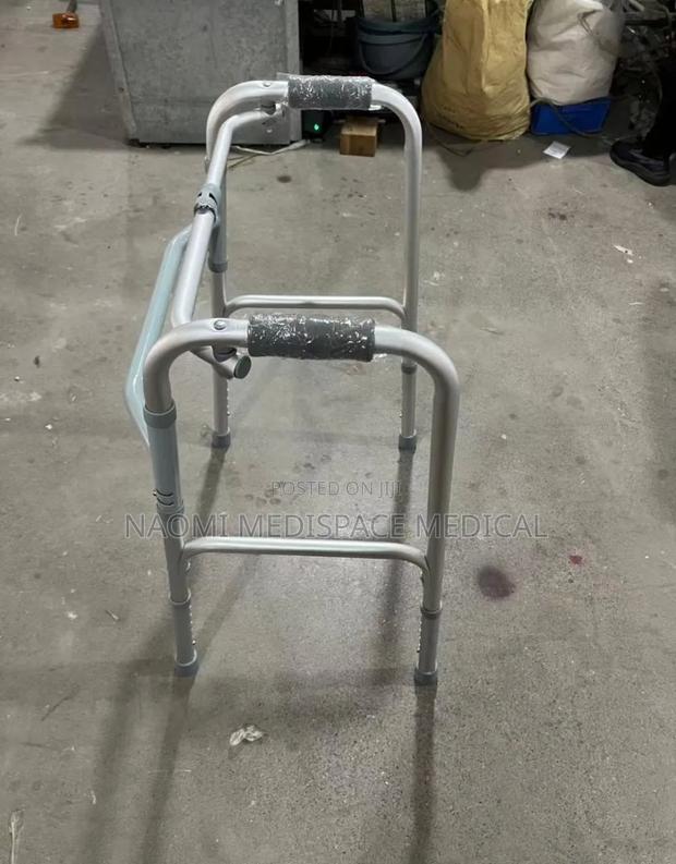 Foldable Walker, Height Adjustable Without Wheels- For Mobility Aid - main view