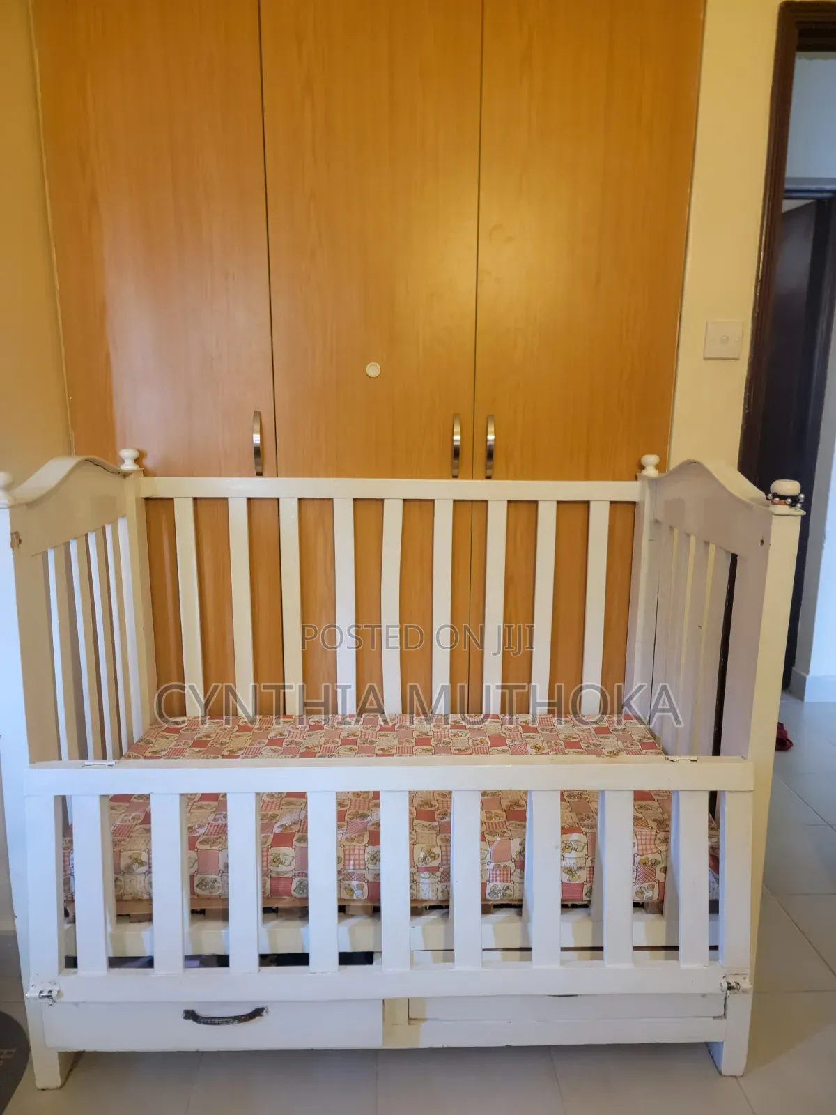 Baby Cot With Mattress