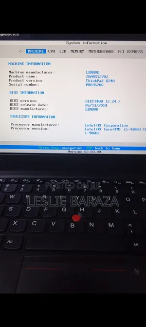 Laptop Lenovo ThinkPad X240 4GB Intel Core i5 HDD 500GB