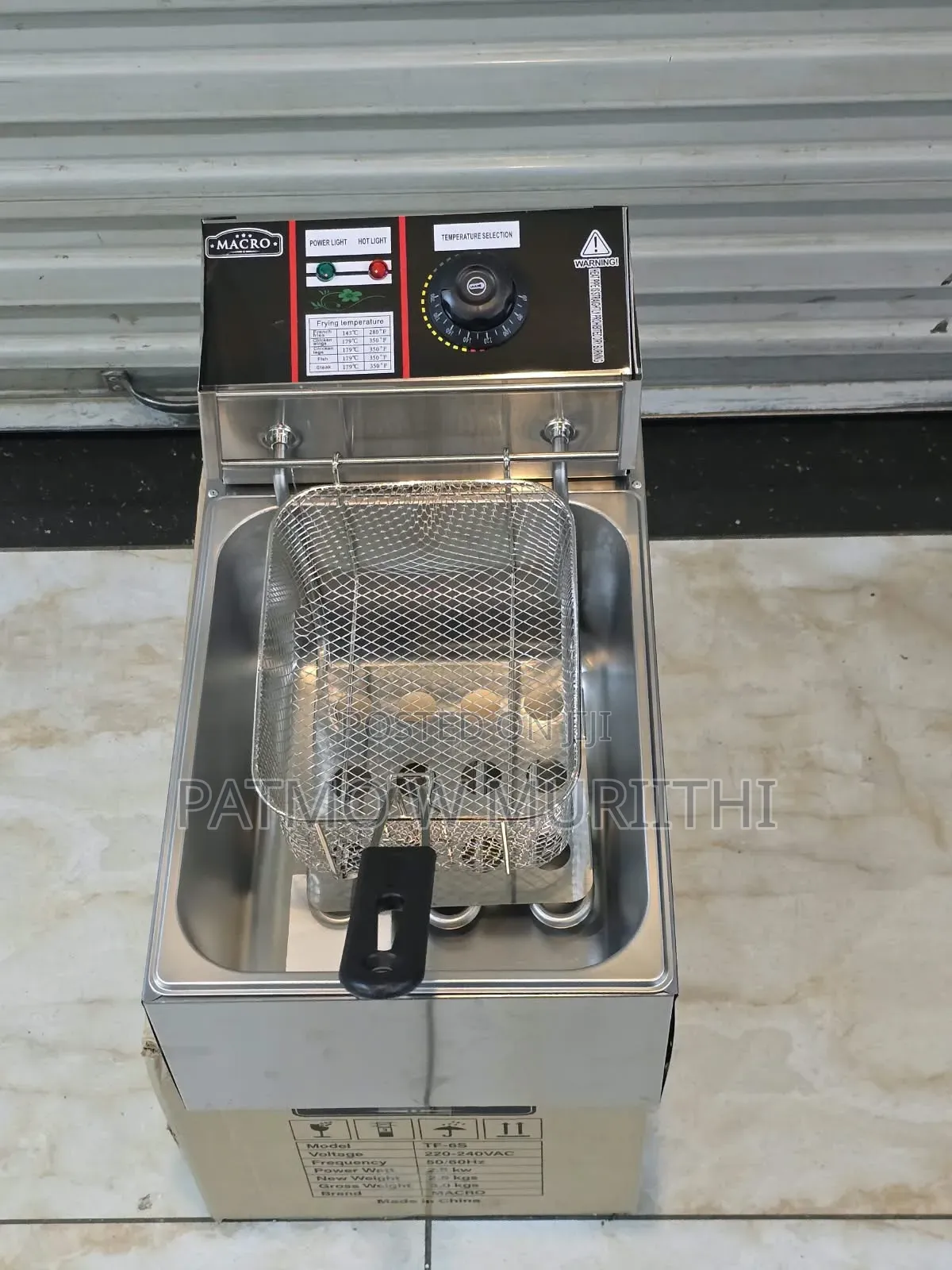 Macro Single Chips/Fish Deep Fryer