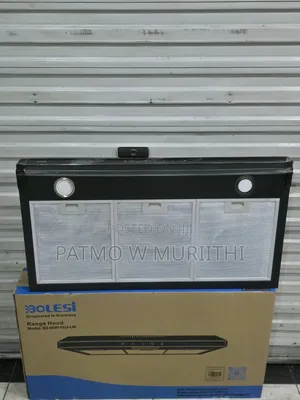 Bolesi 90cm Kitchen Extractor Hood/Hood Fan-Black