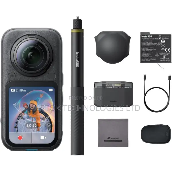 Insta360 X6 8K 360° Action Camera - Essentials Bundle