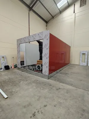 Minimized Dust and Airborne Contaminants Power Spray Booth Machine
